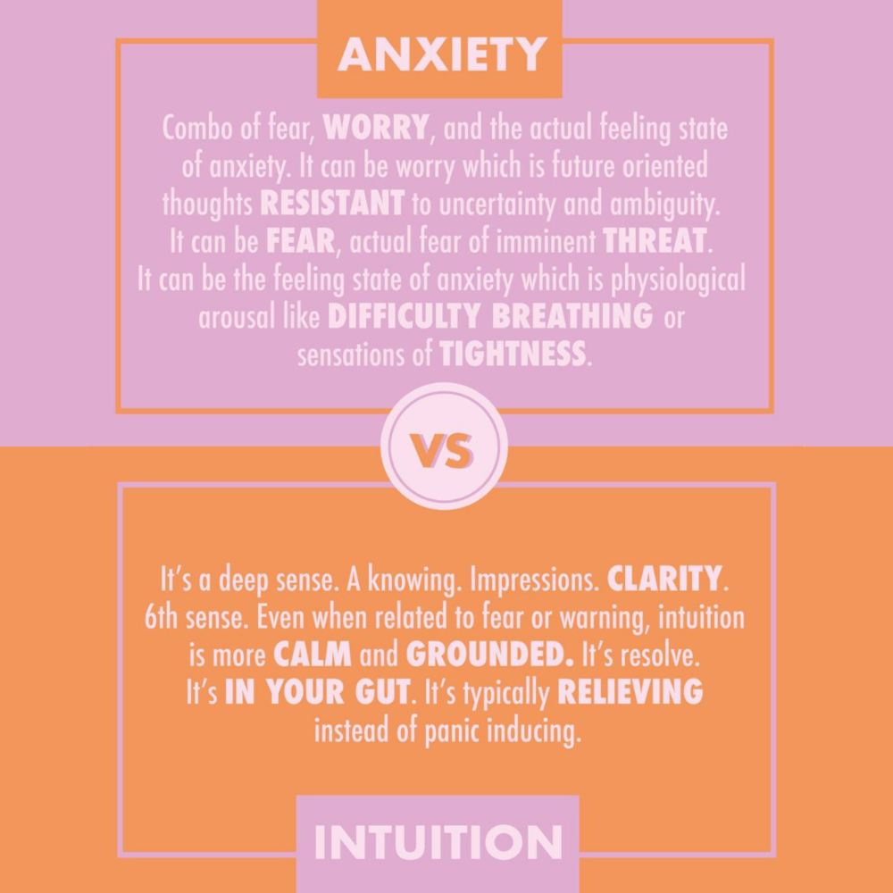 How to Tell If It's Anxiety or Intuition