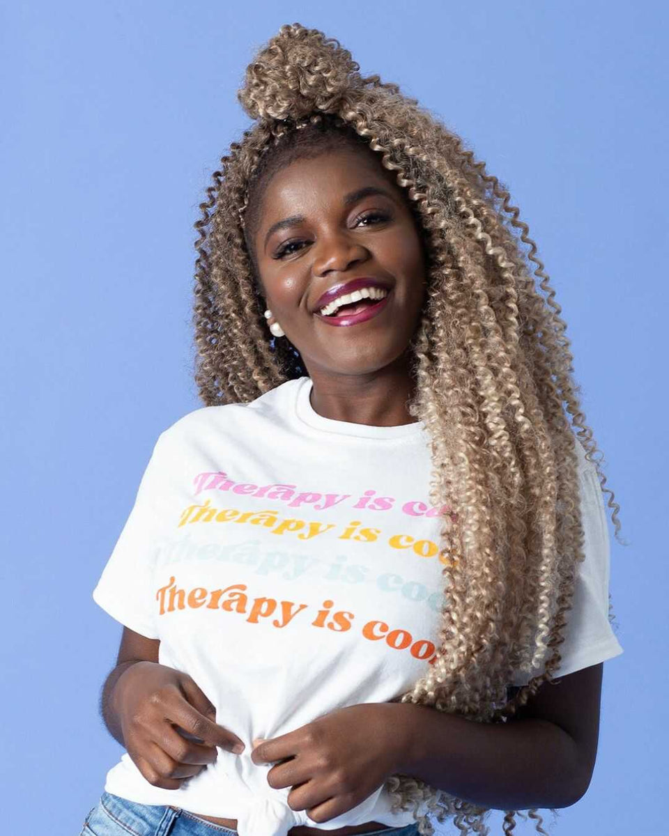 Therapy Is Cool T-Shirt | Colorful – Tiffany Roe