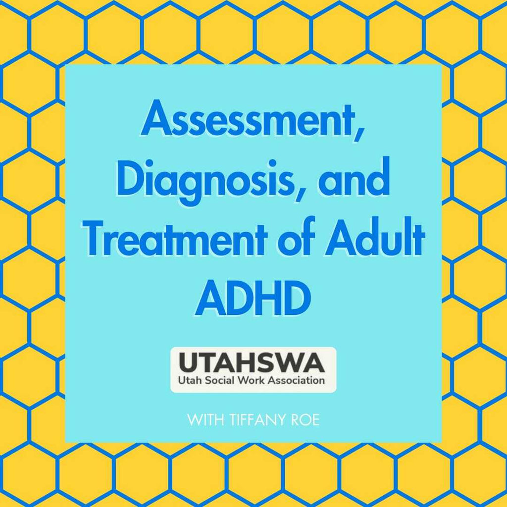 Earn 2.5 CE credits with this UTAHSWA-approved training for professionals working with adult ADHD clients. Gain essential knowledge and tools for assessment, diagnosis, and treatment. The course covers ADHD myths, the ADHD brain, therapy strategies, and diagnostic challenges.